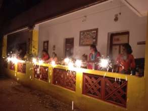 Dayspring Children Lighting Firecrackers