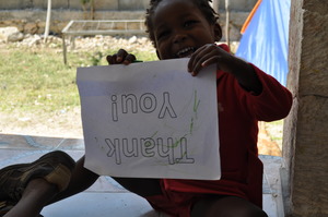 A Big "Thank you" from Haiti!