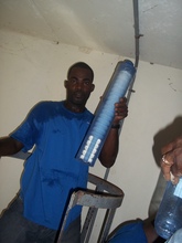 Chlorine tablets to purify the water