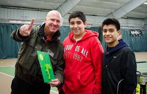 Luke Jensen with Miguel and Alberto