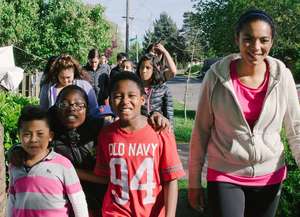 Scholar Athletes on the Earth Day Walk