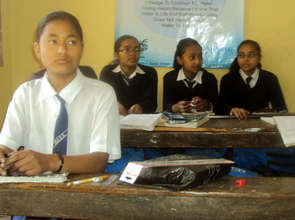 Susma Bista in her classroom