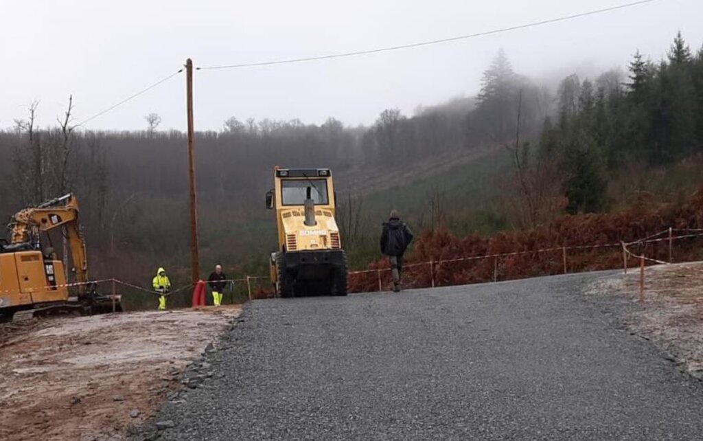 Building an access road