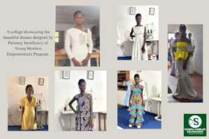 Patience's collage of beautiful dresses designs