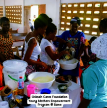 Pastries training for young mothers at Hlefi