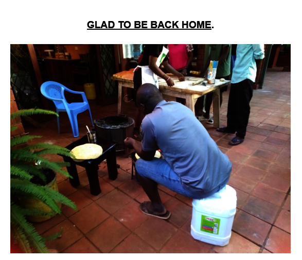 Glad to be back home