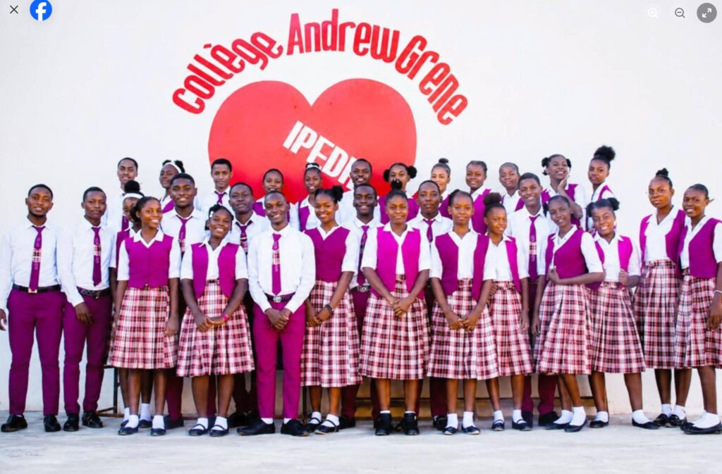 Students at Andrew Grene High School.