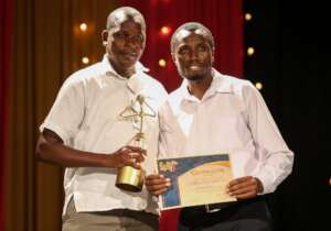 Winners at Slum Film Festival award ceremony