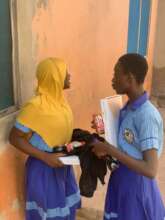 Happy faces after distribution