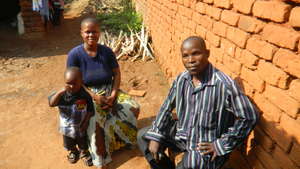 Mary Jackson, her husband Humphreys and son.