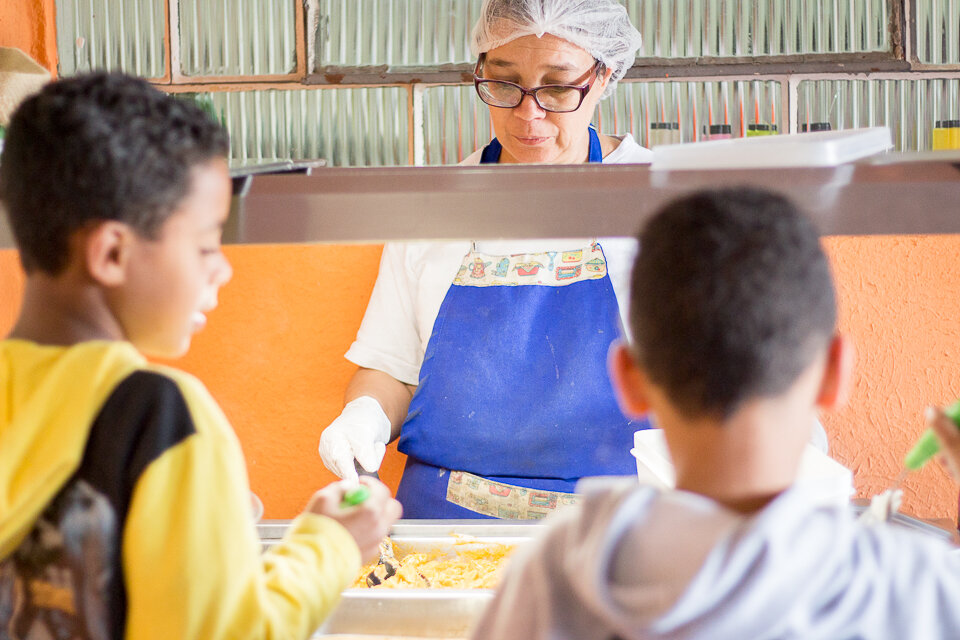 Feed a child in one of Brazil's poorest favelas