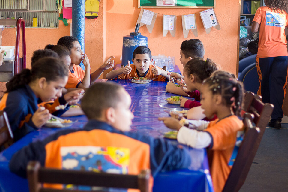 Feed a child in one of Brazil's poorest favelas
