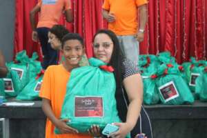 Christmas bag event