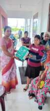 Distribution of sanitary aids
