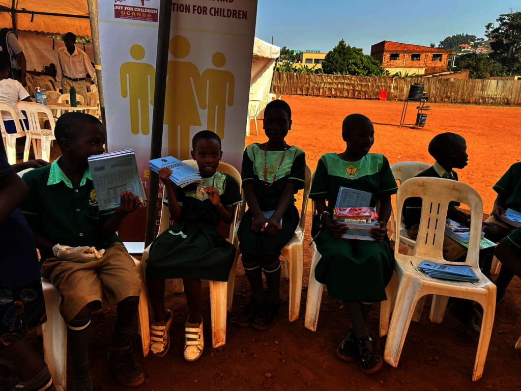 The12 Year Primary Six Pupil carrying a Dozen.