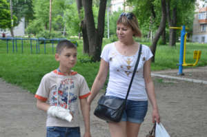 Stroll to Park with Liudmila