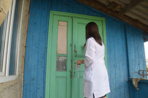 Olga Knocks on Anna's Front Door