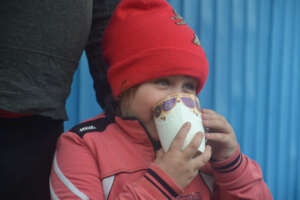 Dumitrita Takes TB Medicine