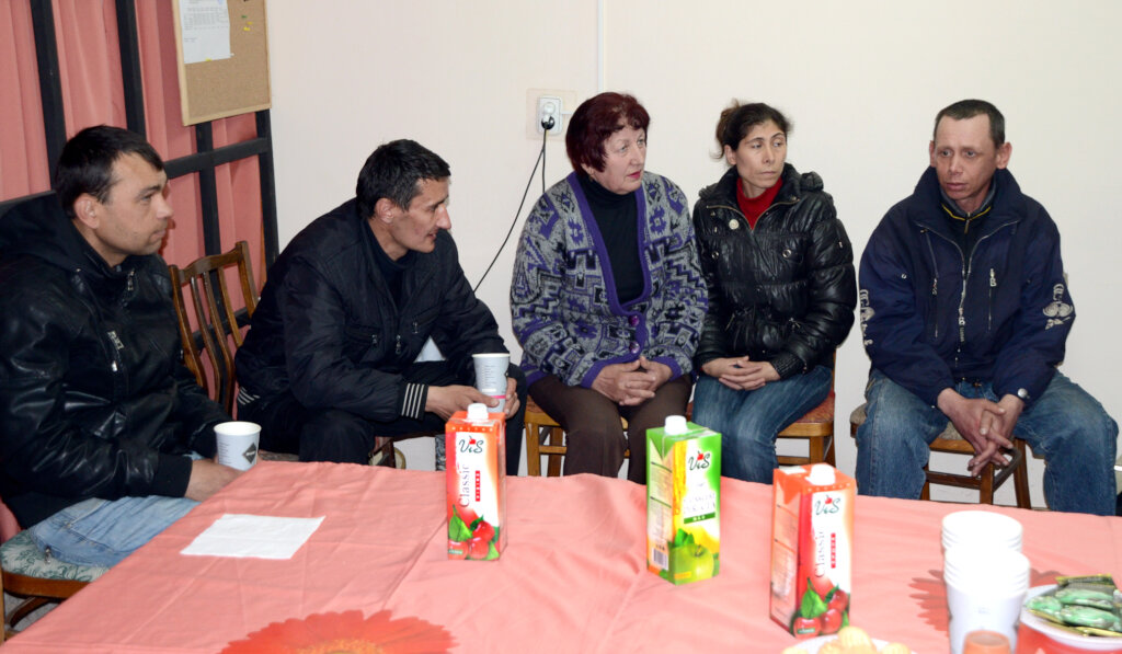 Galina, center, Igor, her right, & Patients 2014
