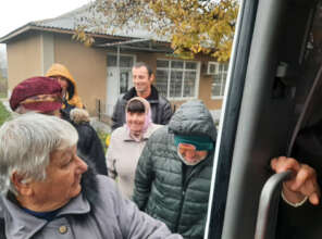 Boarding Bus to Ungheni Family Medicine Centre