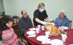 Snejana Serves Cabbage Rolls