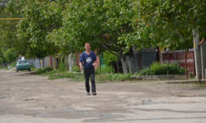 Vitalii Walks to Meet Moderators