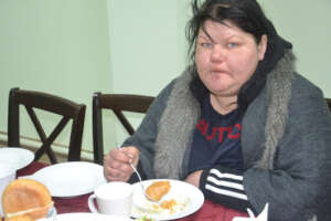 Irina at Table