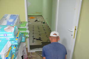 Conference Room Floor Repair