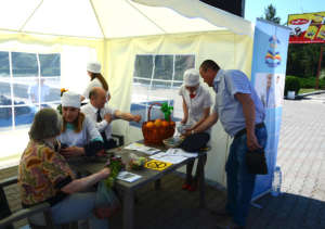 Health Tent in Balti City Centre
