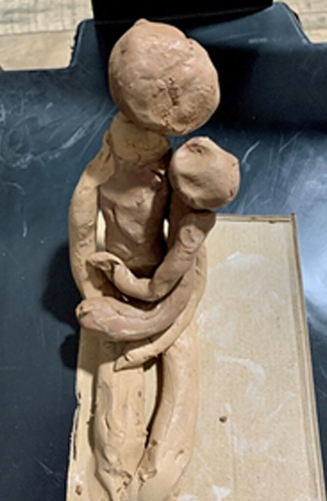 Modelling "Mother and Child".