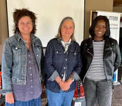 A+ Facilitators with a rep from DG Murray Trust.