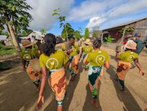 Transporting young native trees to plant