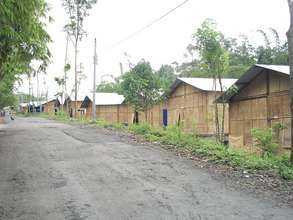 Refugee barrack in Cangkringan Sleman Yogyakarta