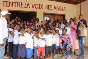 All children on picture are deaf-mute.