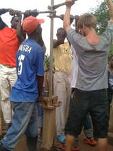 Removing a hand pump in Simango