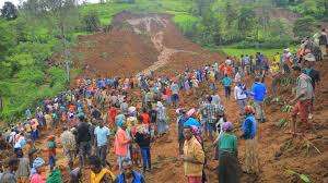 scene of Landslide area  on our project loEthiopia