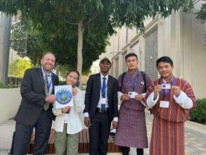 Youth with the leader of Soil4Climate