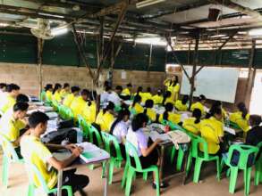 Students in class at Kwe Ka Buang