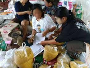 Preparing food for distribution