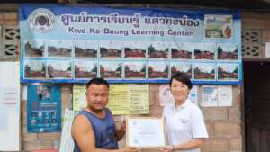 Kwe Ka Buang Principal & Peace Winds' Mari Poorman