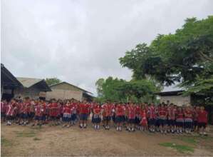 Students at Kwe Ka Buang Learning Center