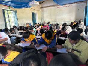 Girls in Rolpa Engaged in Class