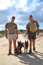 Ruhann amd Jaden with their new pups