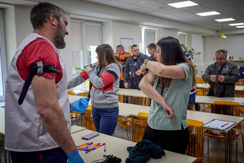 Equip and Train 1,000 Ukrainian Workers Under Fire