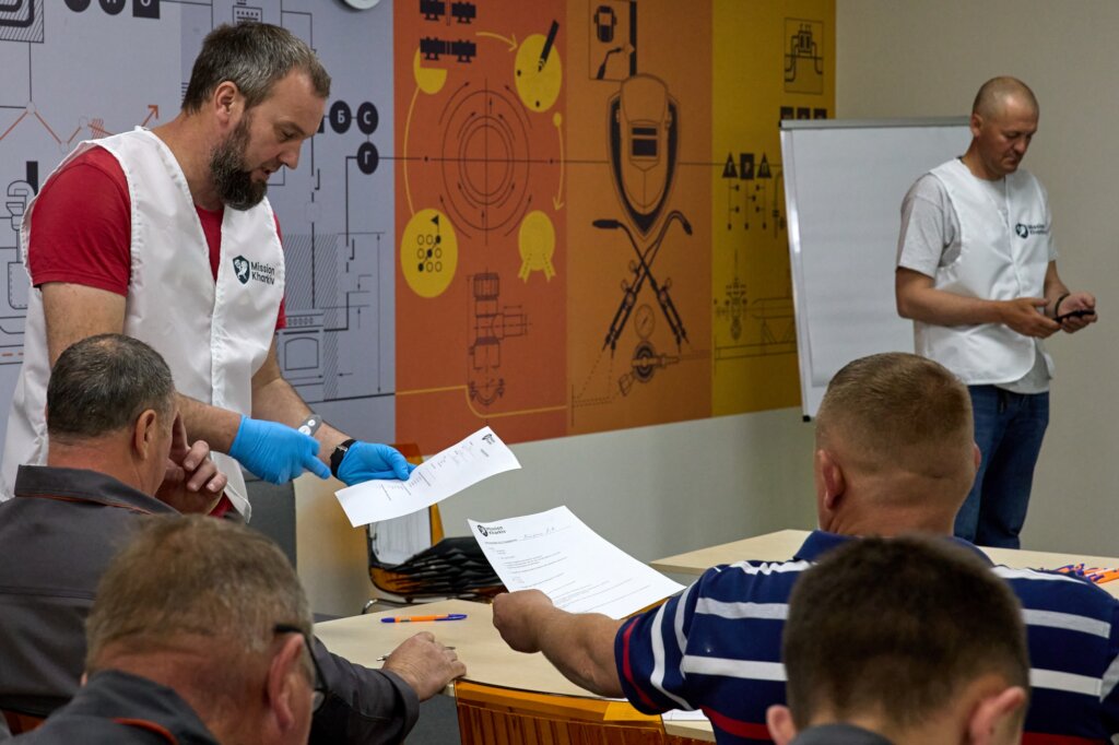 Equip and Train 1,000 Ukrainian Workers Under Fire