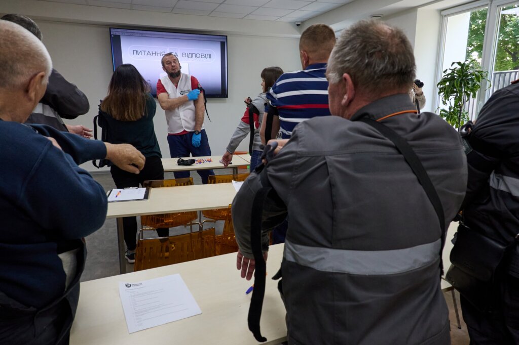 Equip and Train 1,000 Ukrainian Workers Under Fire