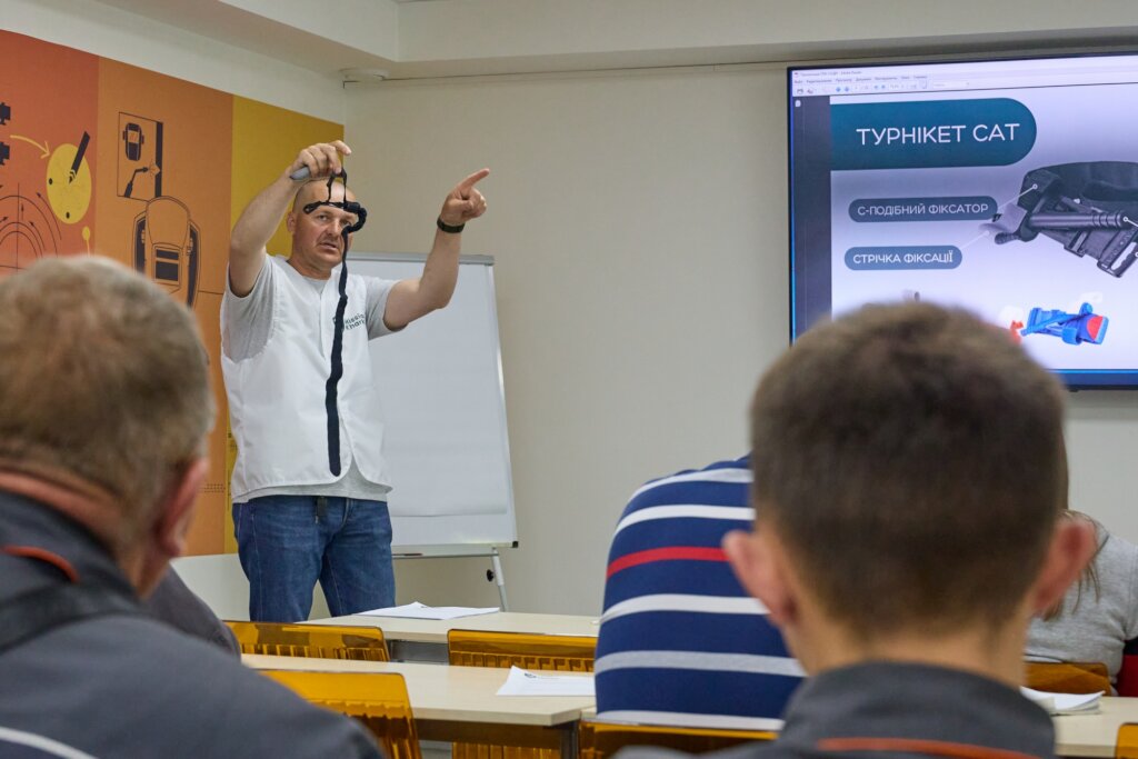 Equip and Train 1,000 Ukrainian Workers Under Fire