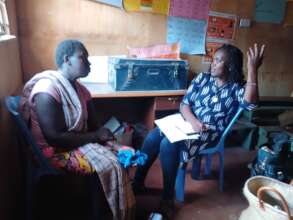 Encouraging a parent in the slums