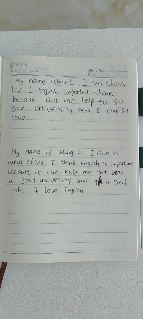 Give 1000 Rural Children an English Education