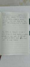 Rural Student's Writing Before and After